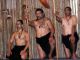 Mehrere Maori, die einen Tanz vorführen.